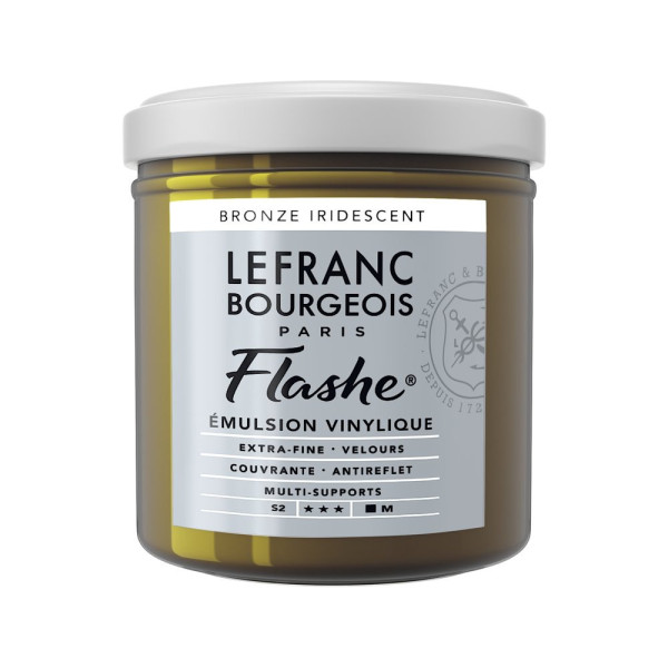 photo - Peinture vinylique - Flashe - Bronze iridescent - 837 - Lefranc Bourgeois - 125ml
