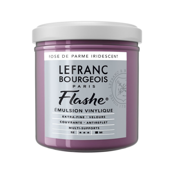 photo - Peinture vinylique - Flashe - Rose de Parme iridescent - 839 - Lefranc Bourgeois - 125ml