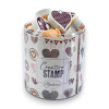 Tampons encreur - Loisirs créatifs - Scrapbooking - Cœurs - 35 pièces - Aladine