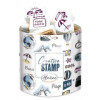 Tampons encreur - Loisirs créatifs - Scrapbooking - Voyage - 46 pièces - Aladine