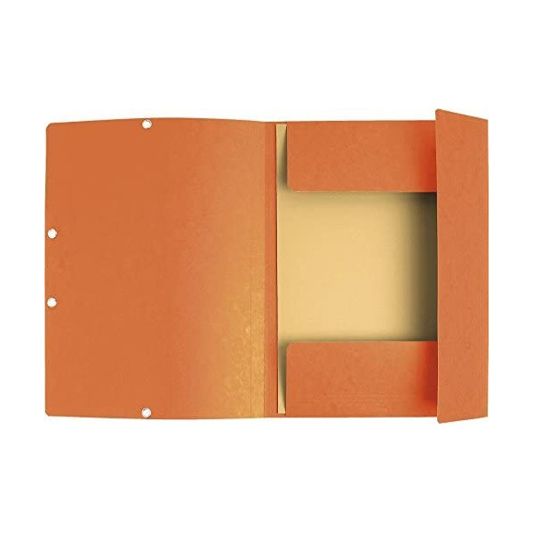Chemise 3 Rabats Orange - Exacompta | Surdiscount