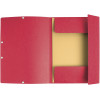 Chemise 3 Rabats Rouge - Exacompta | Surdiscount