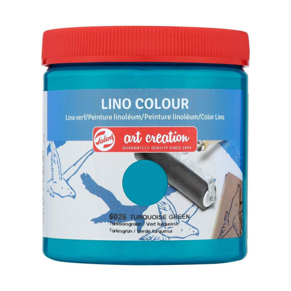 photo - Peinture pour linogravure - Vert turquoise - Linoléum - Art Création - 250ml