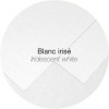 Cartes - Format C6 - 110x155mm - Pollen - Blanc irisé - 25 unités - Clairefontaine