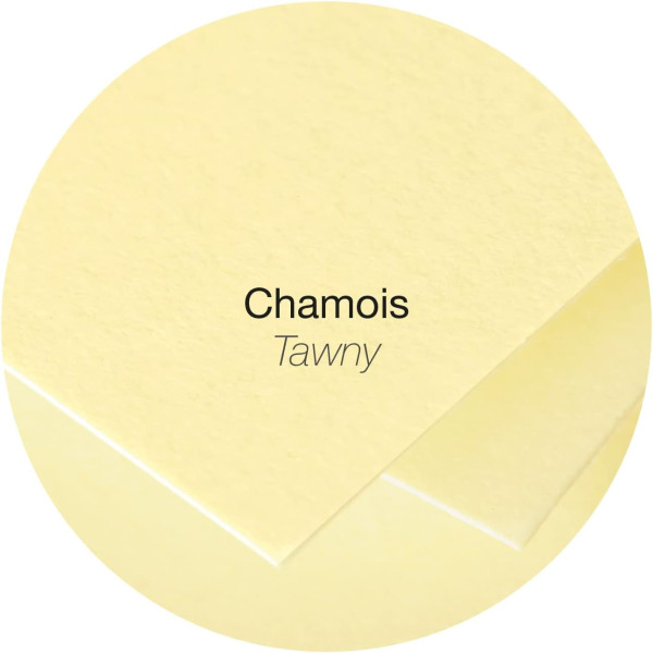 Cartes - Format C6 - 110x155mm - Pollen - Chamois - 25 unités - Clairefontaine