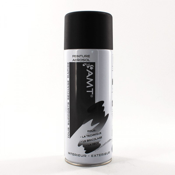photo - Bombe de peinture - Noir mat - AMT - 330ml