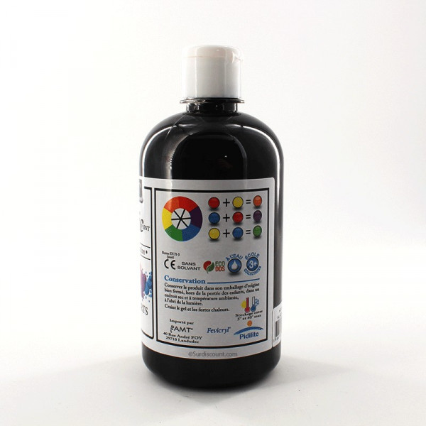 Peinture Acrylique en bouteille - noir - Amt | à seulement 4,99 €
