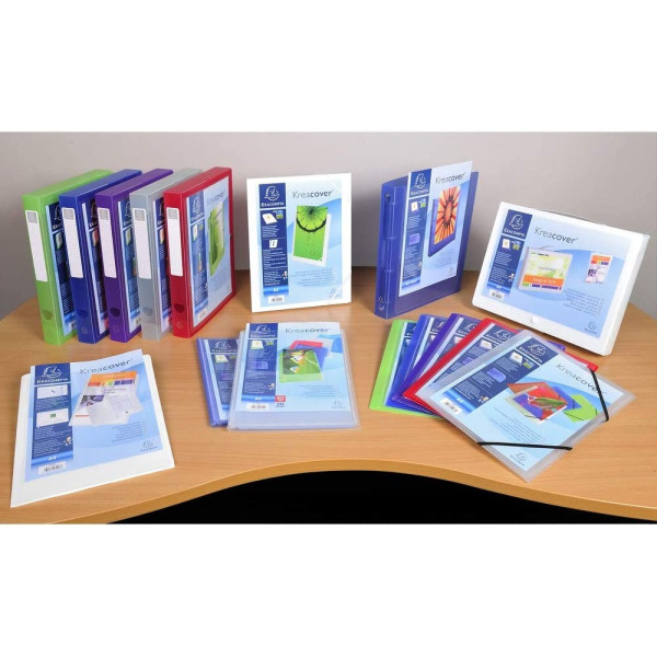 Acheter Porte-Vues 20 Vues Kreacover Conférence Blanc - Exacompta