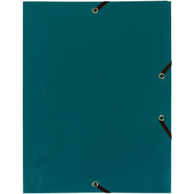 Chemise 3 Rabats Polypropylène Vert - Exacompta pas cher