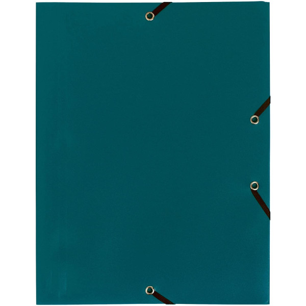 Chemise 3 Rabats Polypropylène Vert - Exacompta pas cher