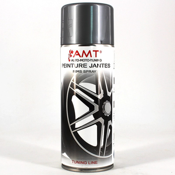 Bombe de peinture pour jantes - gris alu - Amt pas cher
