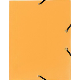 Chemise 3 Rabats Polypropylène Jaune - Exacompta pas cher