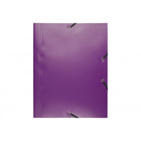 Chemise 3 Rabats Polypropylène Violet - Exacompta pas cher