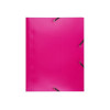 Chemise 3 Rabats Polypropylène Fuschia - Exacompta pas cher