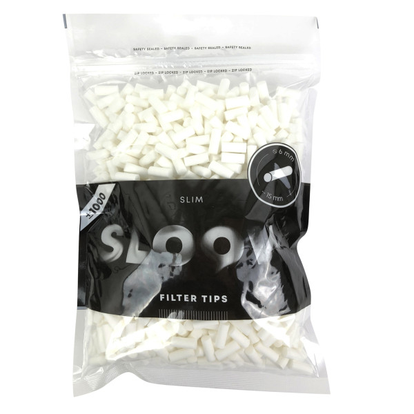 Filtres Slim - Sloow - Pack Xxl - 1000 Filtres | Surdiscount