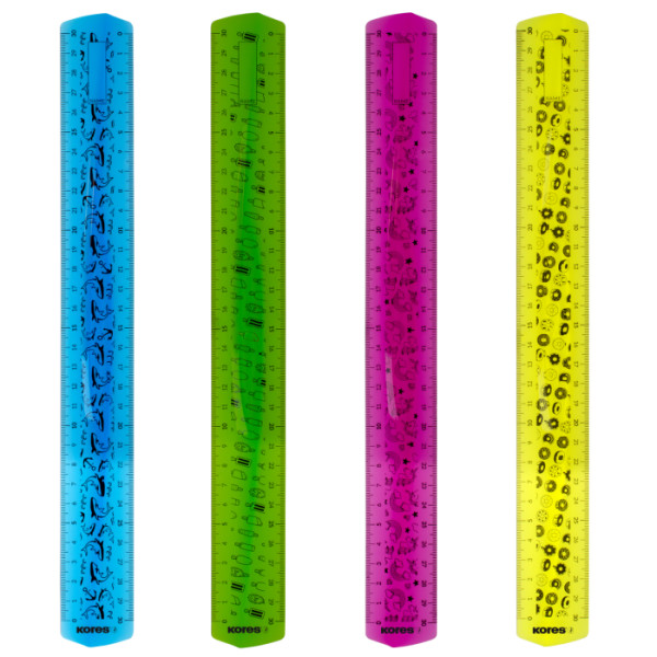 Règle Élastique 30Cm - Kores pas cher