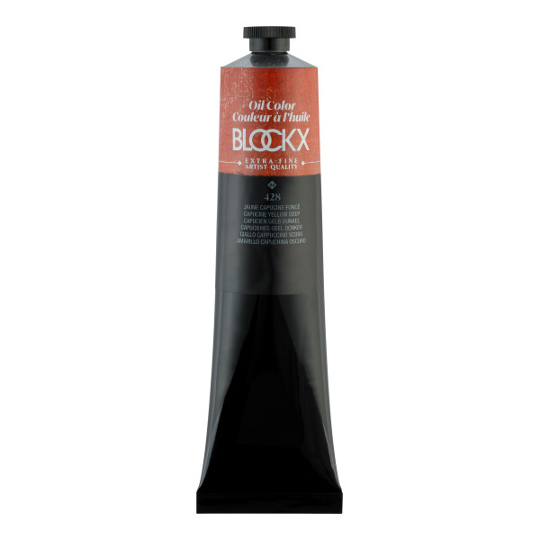 photo - Blockx - Peinture à l'huile - Extra-fine - Jaune Capucine Foncé - 212428BXC - 200ml