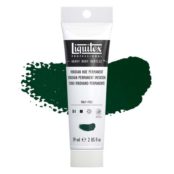 Peinture Acrylique en tube - viridian permanent imitation - Liquitex Heavy Body pas cher