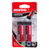 Lot De 2 Gommes Noir - Kores pas cher