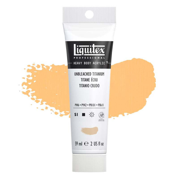 Peinture Acrylique en tube - titane écru - Liquitex Heavy Body pas cher
