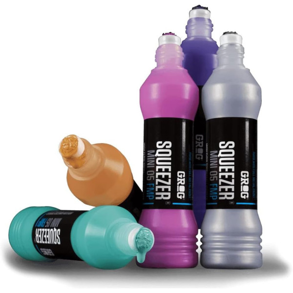 Grog - Squeezer Mini 05 FMP - Jaune flash - Marqueur peinture - Street-art