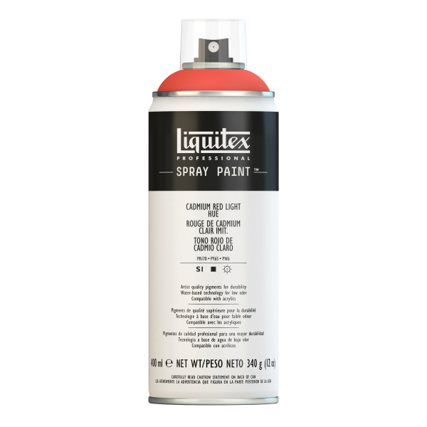 Bombe de peinture - rouge de cadmium clair - Liquitex pas cher-13010