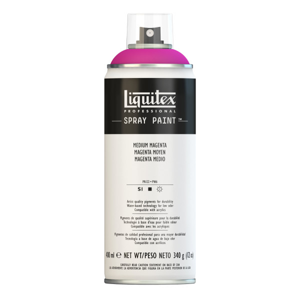 Bombe de peinture - magenta moyen - Liquitex pas cher