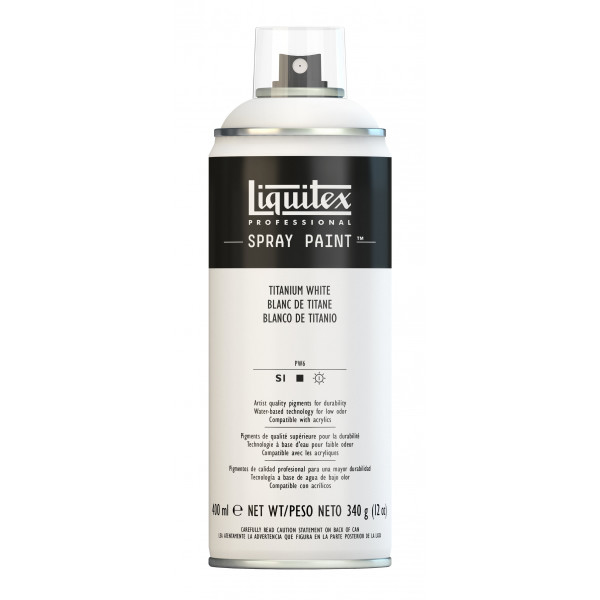 Bombe de peinture - blanc de titane - Liquitex pas cher