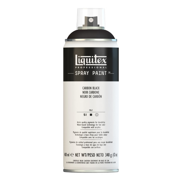 Bombe de peinture - noir carbone - Liquitex pas cher