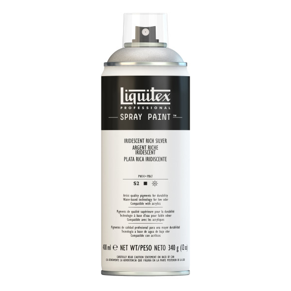 Bombe de peinture - argent riche - Liquitex pas cher