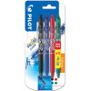 Lot de 4 Frixion Clicker Ball assortiment pointe moyenne Pilot pas cher