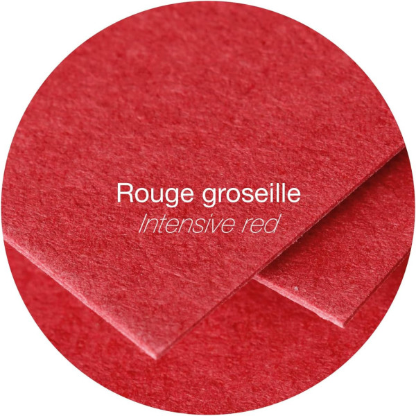 Enveloppes - C5 - 16,2x22,9cm - Pollen - Rouge groseille - 20 unités - Clairefontaine