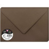 photo - Enveloppes - C5 - 16,2x22,9cm - Pollen - Marron taupe - 20 unités - Clairefontaine