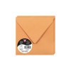 photo - Enveloppes - Carré - 140x140mm - Pollen - Clémentine - 20 unités - Clairefontaine