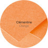 Enveloppes - Carré - 140x140mm - Pollen - Clémentine - 20 unités - Clairefontaine