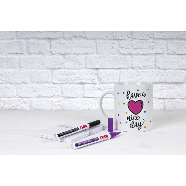 Etui De 7 Marqueurs Peinture Ultra Permanent - Apli | Surdiscount