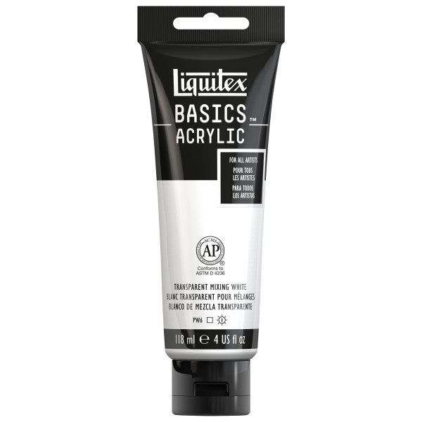 Peinture Acrylique en tube - transparent - Liquitex Basics pas cher