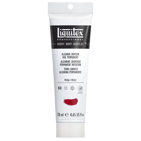 Peinture Acrylique en tube - alizarine cramoisie - Liquitex Heavy Body pas cher