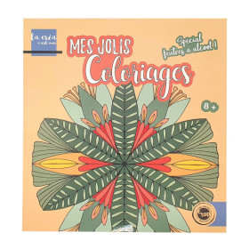 Coloriage - Mandalas - Adulte et enfant - 16 modèles - 20x20cm - Dès 8 ans - Loisirs créatifs