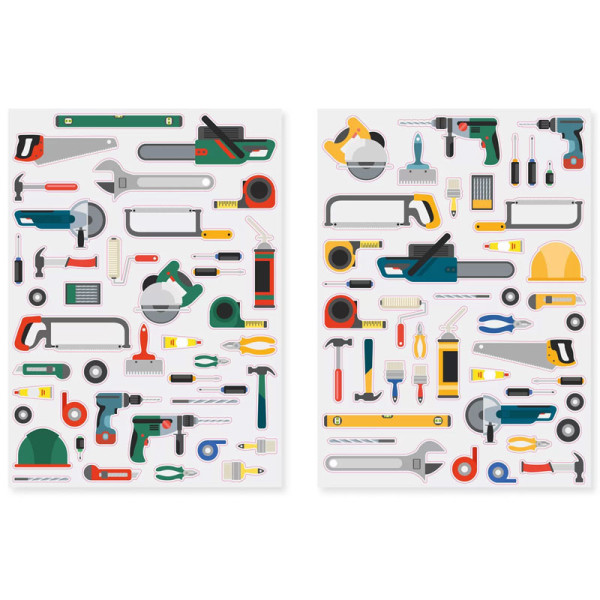 Gommettes - Outils - Bricolage - Pour enfant - Loisirs créatifs - 84 pièces