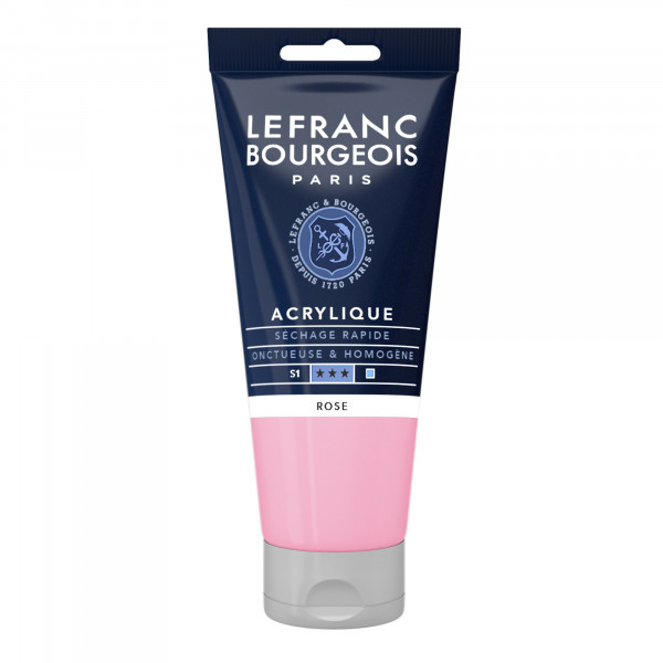 Peinture Acrylique en tube - rose - Lefranc & Bourgeois pas cher