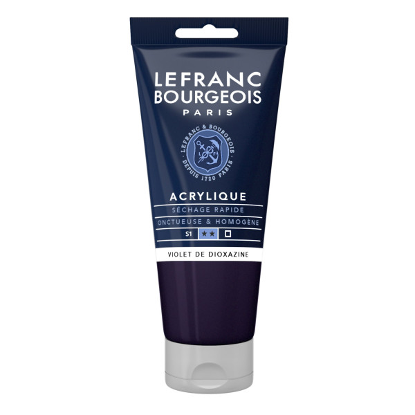 Peinture Acrylique en tube - violet dioxazine - Lefranc & Bourgeois pas cher