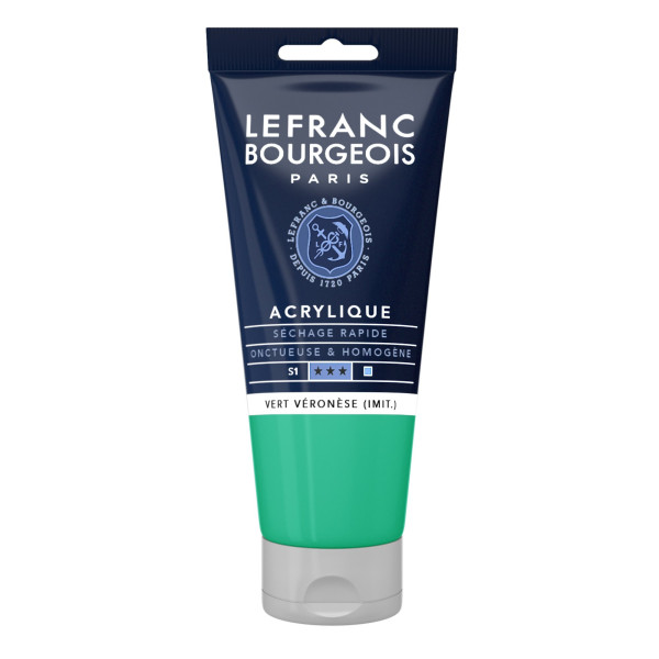 Peinture Acrylique en tube - vert veronese imitation - Lefranc & Bourgeois pas cher