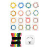 photo - Kit pour réaliser des bracelets d'amitié - 16 motifs différents - Dès 8 ans - Loisirs créatifs