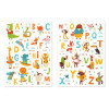 Gommettes - Alphabet - Animaux - Pour enfant - Loisirs créatifs - 130 pièces