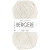 photo - Pelote de laine - Blanc - 100% coton bio - 3mm - Tricot et crochet - Bergère de France
