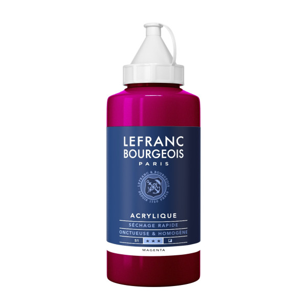 Peinture Acrylique en bidon - magenta - Lefranc & Bourgeois pas cher