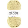 photo - Pelote de laine - Sable - 100% coton bio - 3mm - Tricot et crochet - Bergère de France