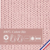 Pelote de laine - Blush - 100% coton bio - 3mm - Tricot et crochet - Bergère de France