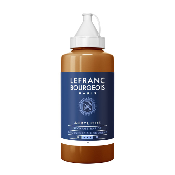 Peinture Acrylique en bidon - or - Lefranc & Bourgeois pas cher